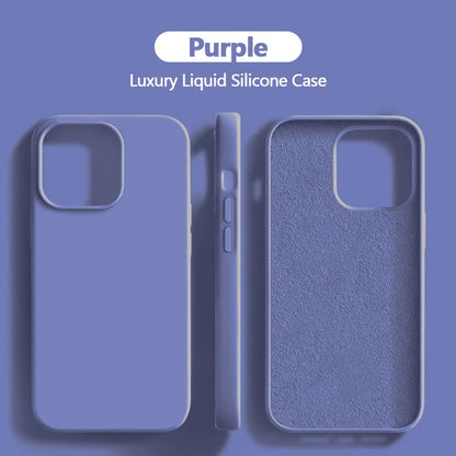 Original Liquid Silicone Case for iPhone 11-15 Series