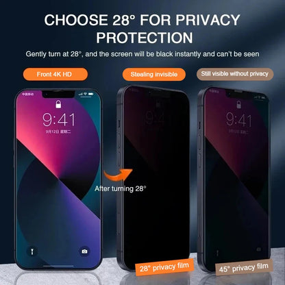 1-4Pcs Privacy Tempered Glass 📱 | Full Cover