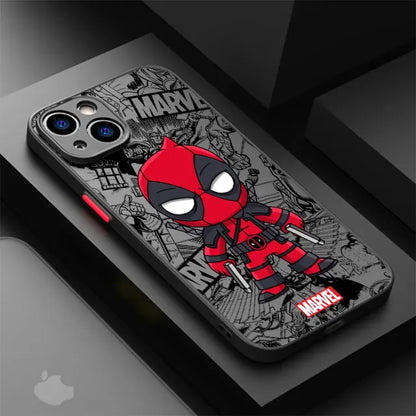 Cartoon Marvel Groot & Spiderman Shockproof Case