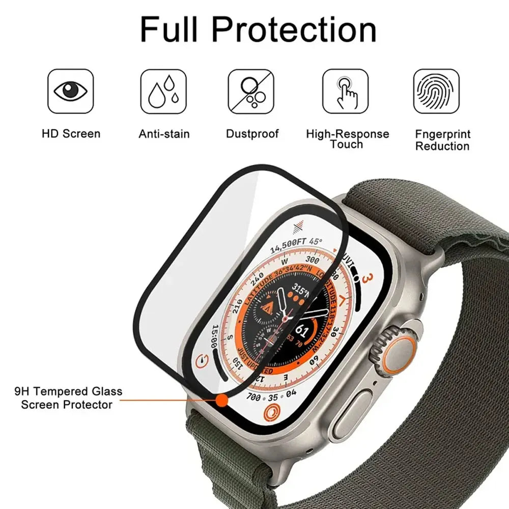 Apple Watch Screen Protector 📱✨ | Series 9-SE Ultra 2 | 3D Film (Not Glass)