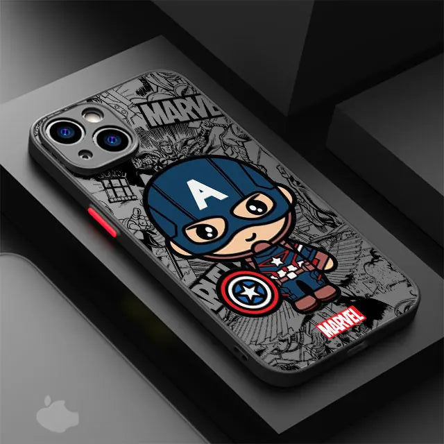 Cartoon Marvel Groot & Spiderman Shockproof Case