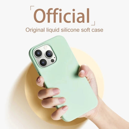 Original Liquid Silicone Case for iPhone 11-15 Series