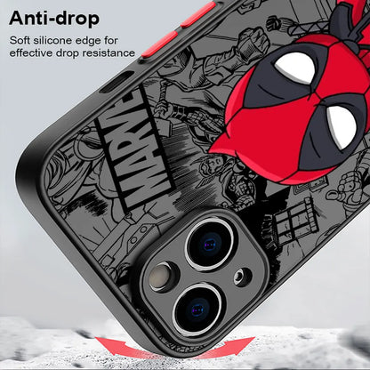 Cartoon Marvel Groot & Spiderman Shockproof Case