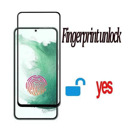 Tempered Glass for Samsung Galaxy S21-S25 📱 | Fingerprint Unlock Compatible