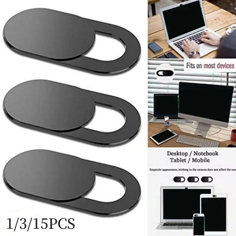 Webcam Cover Slider ✨ | 1/3/15pcs Privacy Shield for Smartphone, Laptop & Desktop