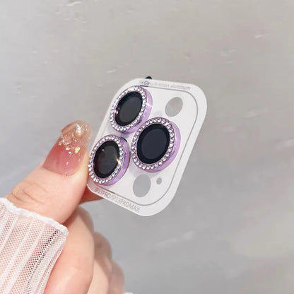 Glitter Diamond Lens Protector ✨ | For iPhone 12-15 Pro Max/Mini/Plus